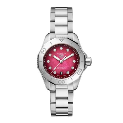 Orologio TAG Heuer Aquaracer Professional 200 Date 30mm Donna Rosso WBP2414.BA0622