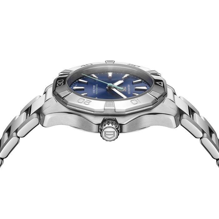 Orologio TAG Heuer Aquaracer Professional 200 Solargraph 34mm Donna Blu WBP1311.BA0005 - immagine 4
