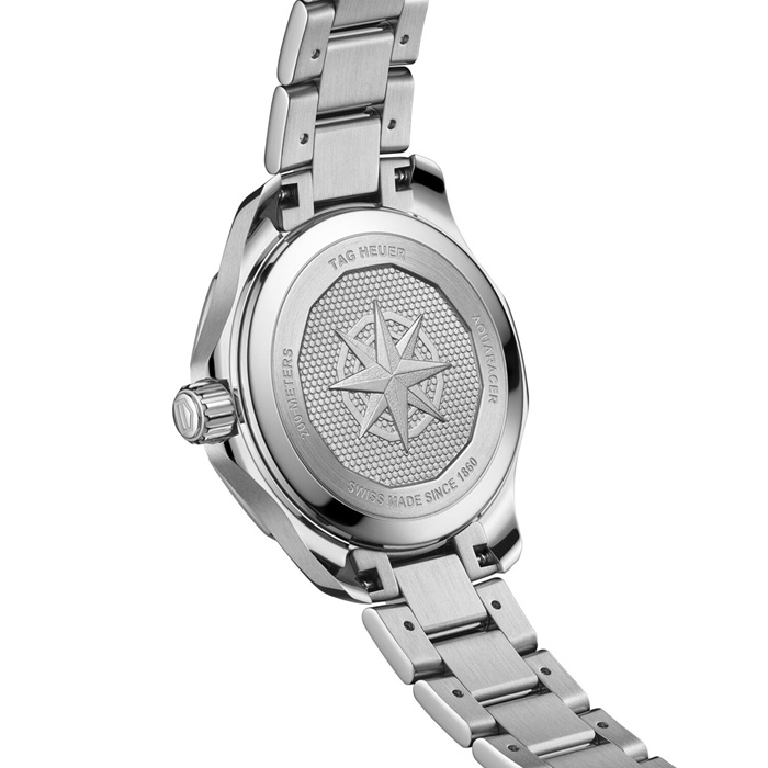 Orologio TAG Heuer Aquaracer Professional 200 Solargraph 34mm Donna Blu WBP1311.BA0005 - immagine 5