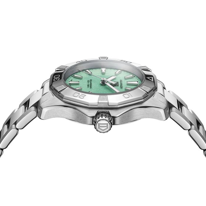 Orologio TAG Heuer Aquaracer Professional 200 Solargraph 34mm Donna Turchese WBP1315.BA0005 - immagine 4