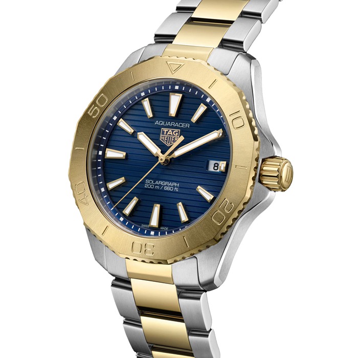 Orologio TAG Heuer Aquaracer Professional 200 Solargraph 40mm Uomo WBP1120.BB0002 - immagine 2