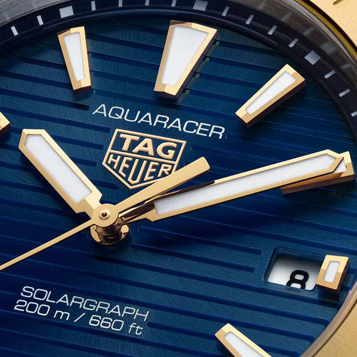 Orologio TAG Heuer Aquaracer Professional 200 Solargraph 40mm Uomo WBP1120.BB0002 - immagine 4