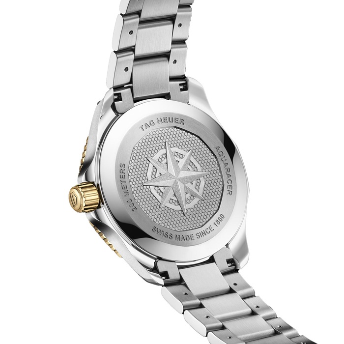 Orologio TAG Heuer Aquaracer Professional 200 Solargraph 40mm Uomo WBP1120.BB0002 - immagine 5