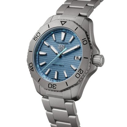 Orologio TAG Heuer Aquaracer Professional 200 Solargraph Titanio 40mm Uomo Blu WBP1182.BF0000 - immagine 2