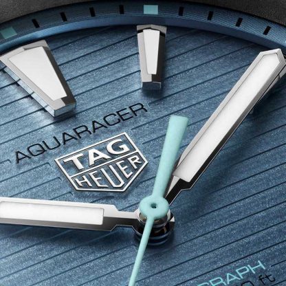 Orologio TAG Heuer Aquaracer Professional 200 Solargraph Titanio 40mm Uomo Blu WBP1182.BF0000 - immagine 3