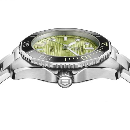 Orologio TAG Heuer Aquaracer Professional 300 36 mm Donna Verde WBP231L.BA0618 - immagine 4