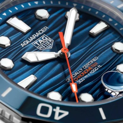 Orologio TAG Heuer Aquaracer Professional 300 Date 42mm Uomo Blu WBP5111.BA0013 - immagine 3