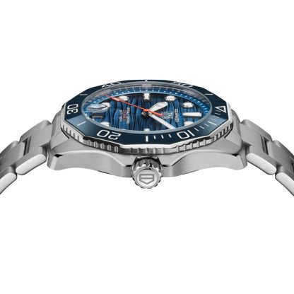 Orologio TAG Heuer Aquaracer Professional 300 Date 42mm Uomo Blu WBP5111.BA0013 - immagine 4