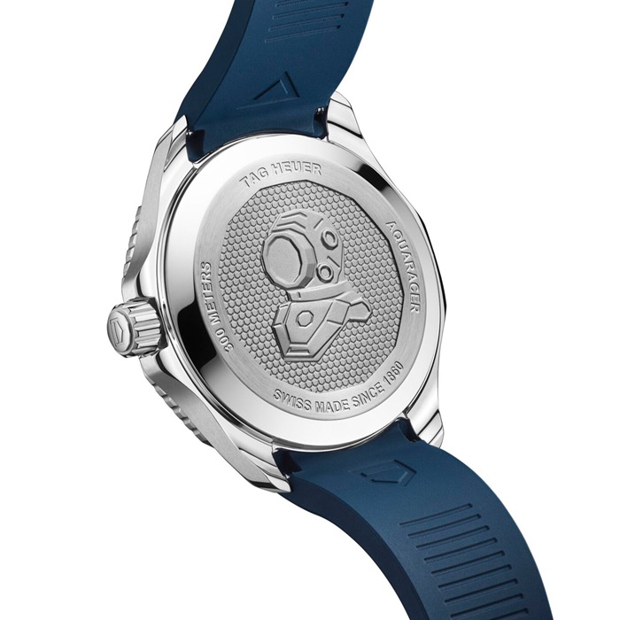 Orologio TAG Heuer Aquaracer Professional 300 GMT 42mm Uomo Gomma Blu WBP5114.FT6259 - immagine 5