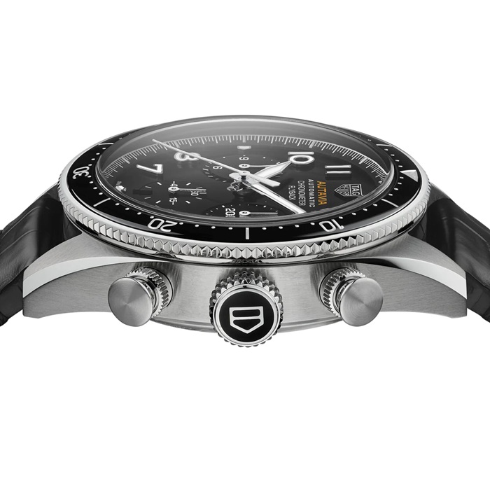 Orologio TAG Heuer Autavia Flyback Chronometer 42mm Uomo CBE511A.FC8279 - immagine 4
