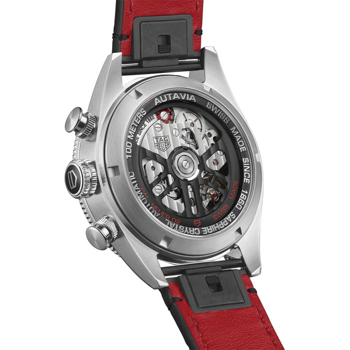 Orologio TAG Heuer Autavia Flyback Chronometer 42mm Uomo CBE511A.FC8279 - immagine 5