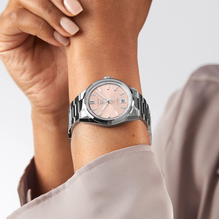 Orologio TAG Heuer Carrera 36mm Donna Diamanti Rosa WBN231A.BA0001 - immagine 5