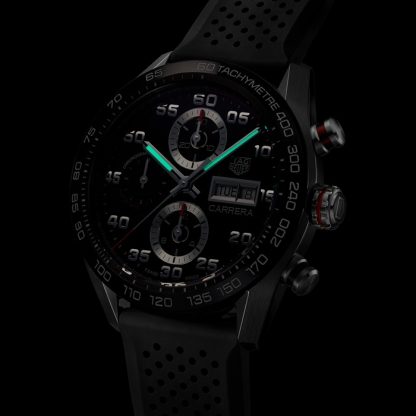 Orologio TAG Heuer Carrera 44mm Uomo Gomma CBN2A1AA.FT6228 - immagine 5