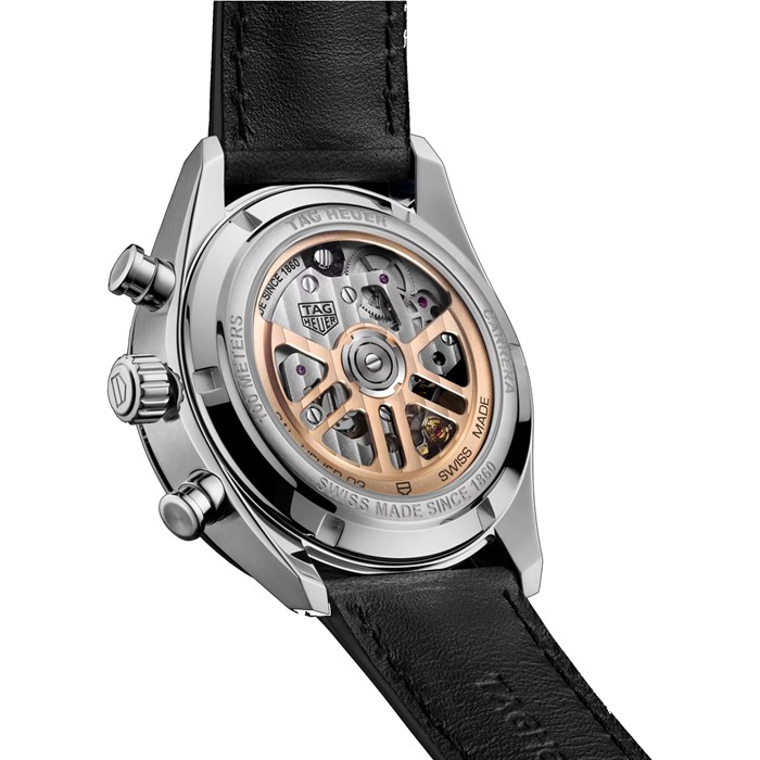 Orologio TAG Heuer Carrera Chronograph 42mm Uomo Nero CBN201C.FC6542 - immagine 4