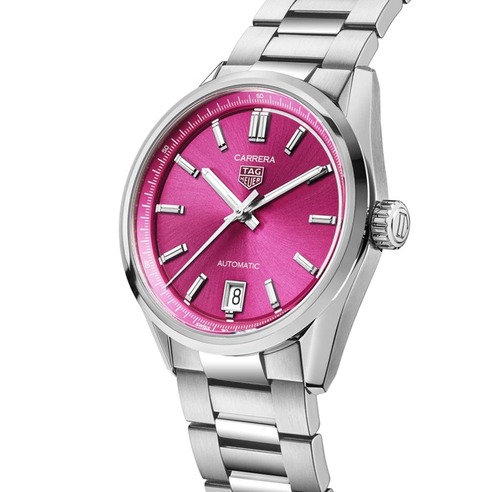 Orologio TAG Heuer Carrera Date 36 mm Unisex Rosa WBN2313.BA0001 - immagine 2