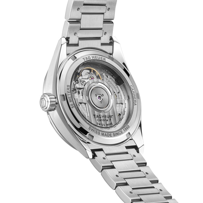 Orologio TAG Heuer Carrera Date 36 mm Unisex Rosa WBN2313.BA0001 - immagine 5