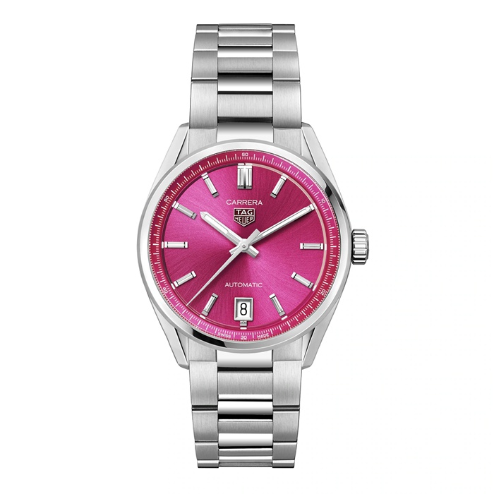 Orologio TAG Heuer Carrera Date 36 mm Unisex Rosa WBN2313.BA0001