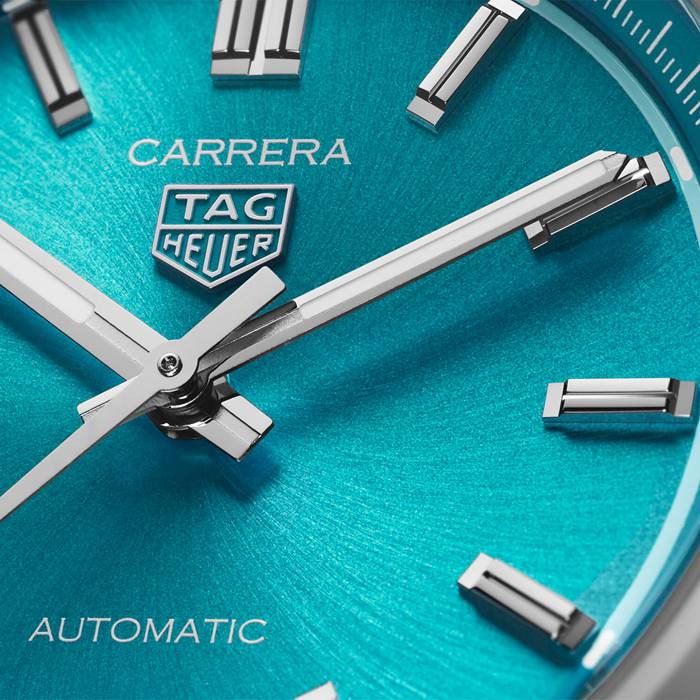 Orologio TAG Heuer Carrera Date 36 mm Unisex Turchese WBN2316.BA0001 - immagine 4