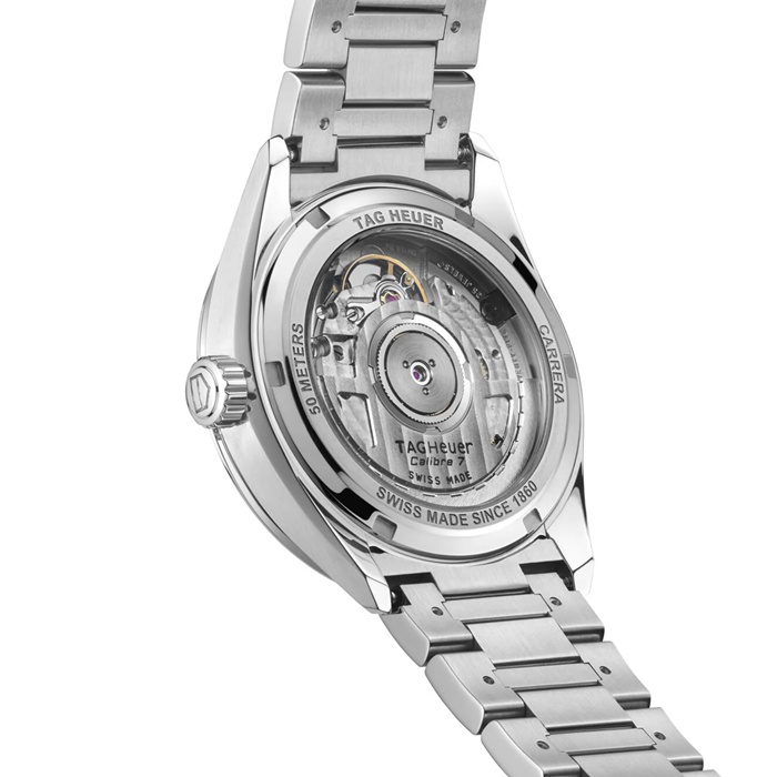 Orologio TAG Heuer Carrera Date 36 mm Unisex Verde WBN2312.BA0001 - immagine 5