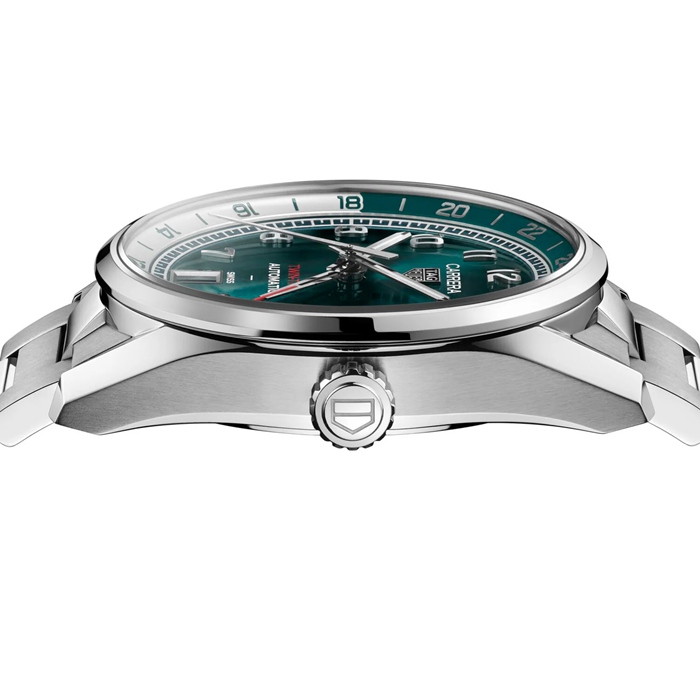 Orologio TAG Heuer Carrera Date 41mm Uomo Verde WDA2114.BA0043 - immagine 4