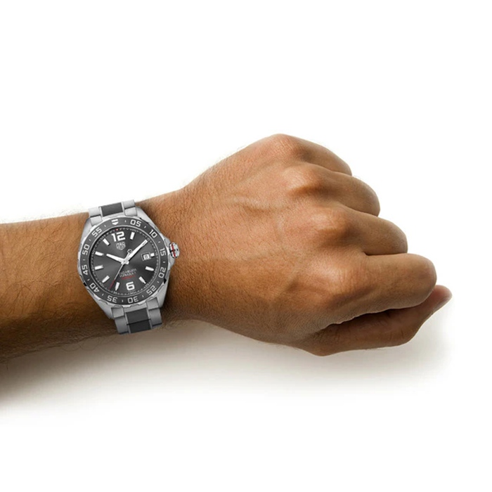 Orologio TAG Heuer Formula 1 Calibre 5 Automatic Date 43mm Uomo WAZ2011.BA0843 - immagine 2