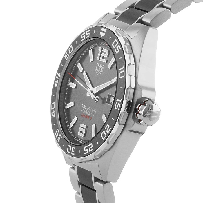 Orologio TAG Heuer Formula 1 Calibre 5 Automatic Date 43mm Uomo WAZ2011.BA0843 - immagine 3
