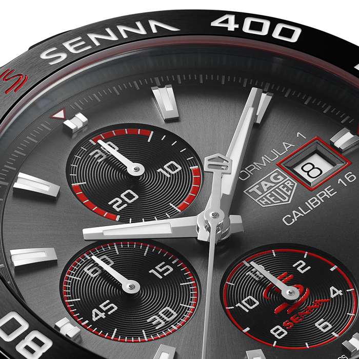 Orologio TAG Heuer Formula 1 Senna Edizione Speciale Uomo 44mm CAZ201D.BA0633 - immagine 3