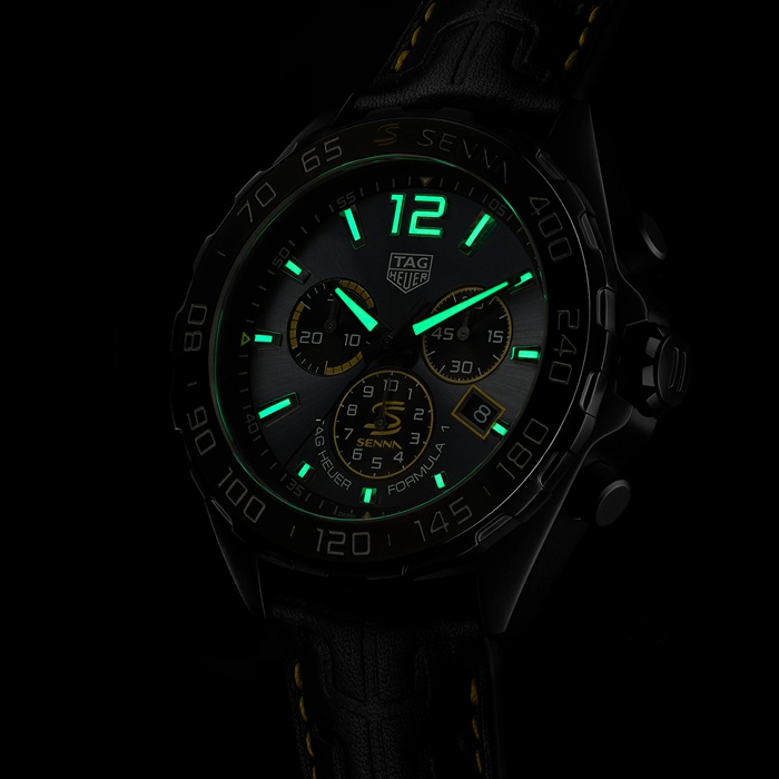 Orologio TAG Heuer Formula 1 Senna Special Edition 43mm Uomo CAZ101AJ.FC6487 - immagine 4
