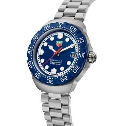Orologio TAG Heuer Formula 1 Solargraph 38mm Uomo Blu WBY1112.BA0042 - immagine 2