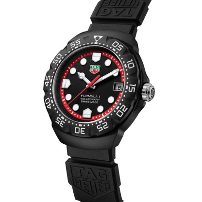 Orologio TAG Heuer Formula 1 Solargraph Edizione Limitata 38mm Uomo Nero WBY1114.FT8084 - immagine 2