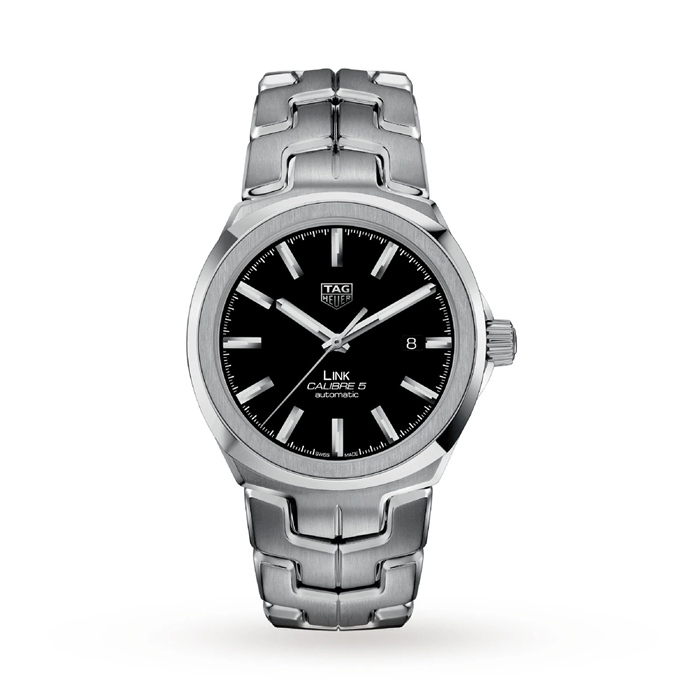 Orologio TAG Heuer Link Calibre 5 41mm Automatic Date Uomo WBC2110.BA0603