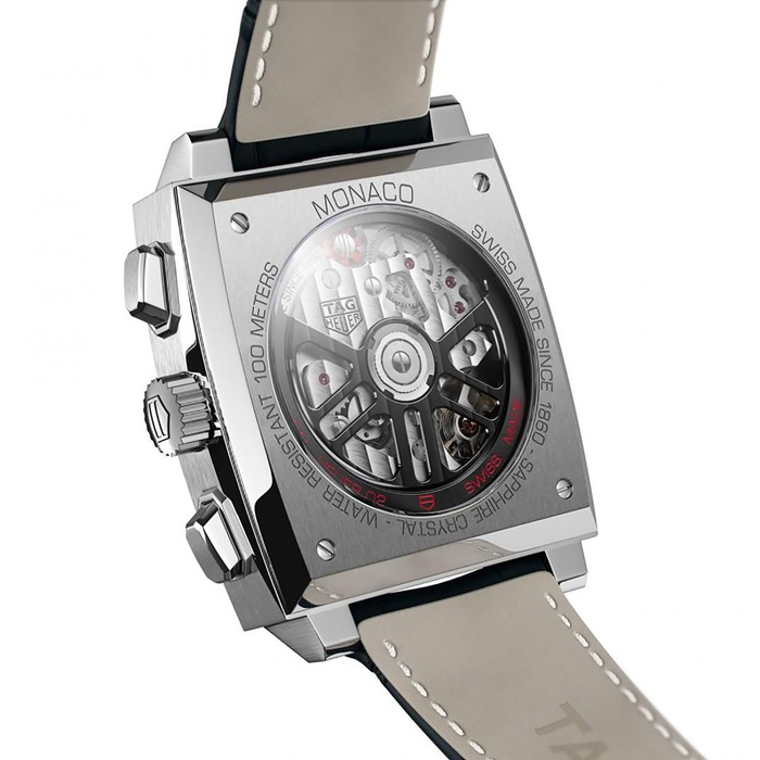 Orologio TAG Heuer Monaco Calibre Heuer 02 39 mm Uomo CBL2111.FC6453 - immagine 2