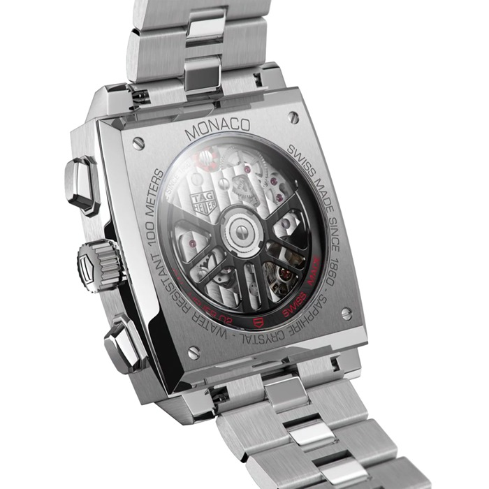 Orologio TAG Heuer Monaco Calibre Heuer 02 39mm Uomo CBL2111.BA0644 - immagine 2