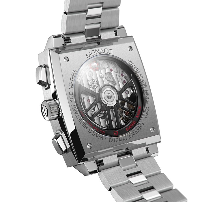 Orologio TAG Heuer Monaco Calibre Heuer 02 39mm Uomo CBL2113.BA0644 - immagine 3