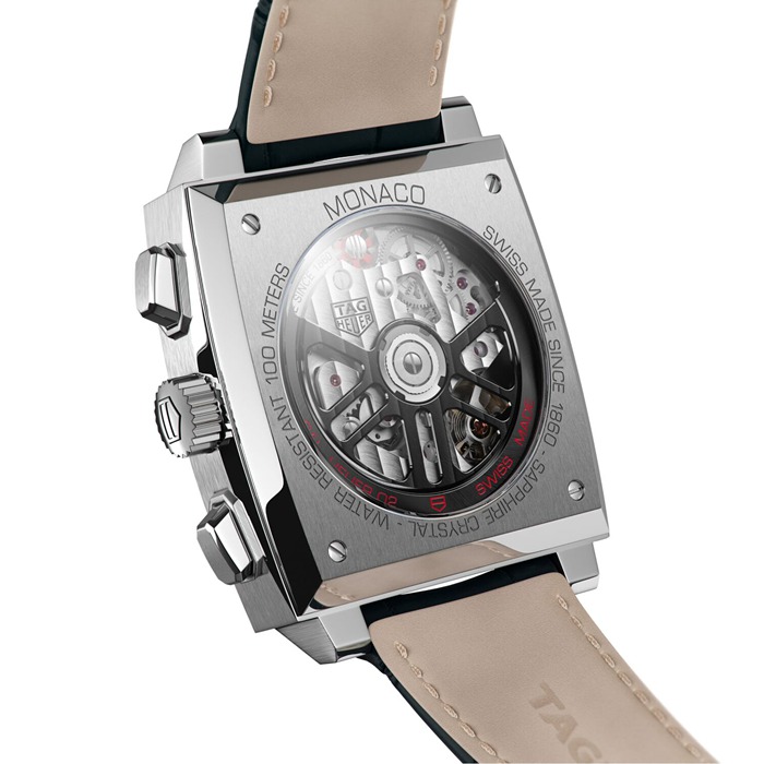 Orologio TAG Heuer Monaco Calibre Heuer 02 39mm Uomo CBL2113.FC6177 - immagine 3