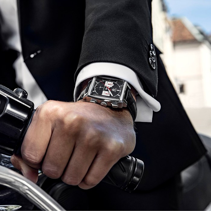 Orologio TAG Heuer Monaco Calibre Heuer 02 39mm Uomo CBL2113.FC6177 - immagine 5