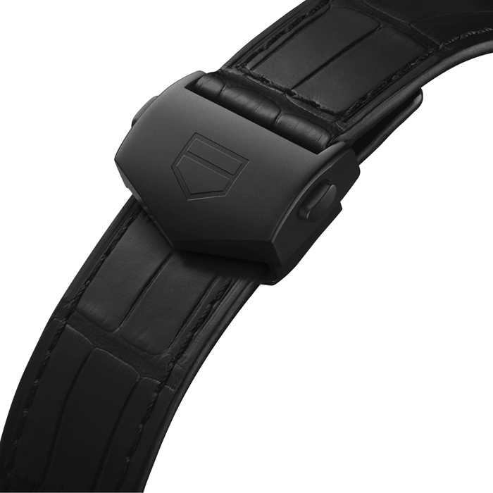Orologio TAG Heuer Monaco Dark Lord 39 mm Uomo CBL2180.FC6497 - immagine 4