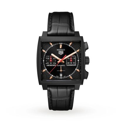 Orologio TAG Heuer Monaco Dark Lord 39 mm Uomo CBL2180.FC6497