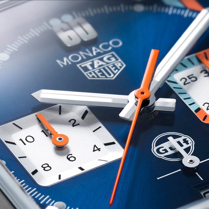 Orologio TAG Heuer Monaco Gulf Edizione Speciale 39mm Uomo CBL2115.FC6494 - immagine 3