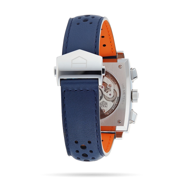 Orologio TAG Heuer Monaco Gulf Edizione Speciale 39mm Uomo CBL2115.FC6494 - immagine 5