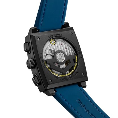 Orologio TAG Heuer Monaco Skeleton 39 mm Uomo Blu CBL2188.FT6261 - immagine 5