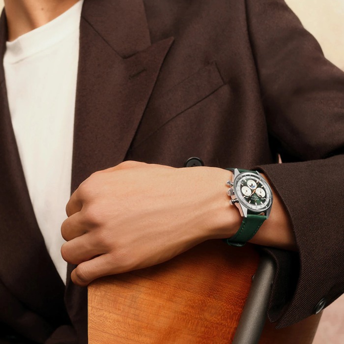 Orologio Zenith Chronomaster Original 38mm Edizione Boutique Uomo Verde 03.3400.3610/40.C912 - immagine 3