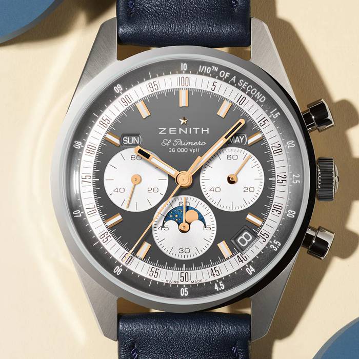 Orologio Zenith Chronomaster Original 38mm Uomo Grigio 03.3400.3610/39.C910 - immagine 2