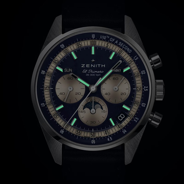 Orologio Zenith Chronomaster Original Lapis Lazuli 38mm Uomo 03.3400.3610/51.C910 - immagine 3