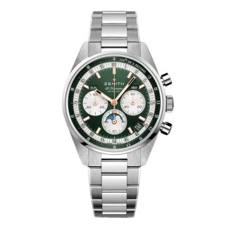 Orologio Zenith Chronomaster Original Steel 38mm Boutique Edition Uomo Verde 03.3400.3610/40.M3200