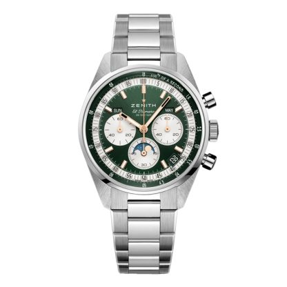 Orologio Zenith Chronomaster Original Steel 38mm Boutique Edition Uomo Verde 03.3400.3610/40.M3200