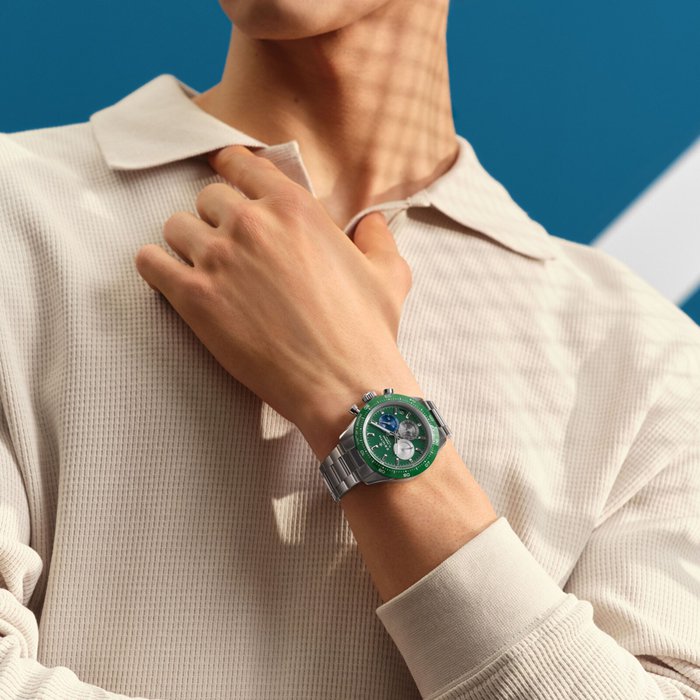 Orologio Zenith Chronomaster Sport 41mm Uomo Verde 03.3119.3600/56.M3100 - immagine 3