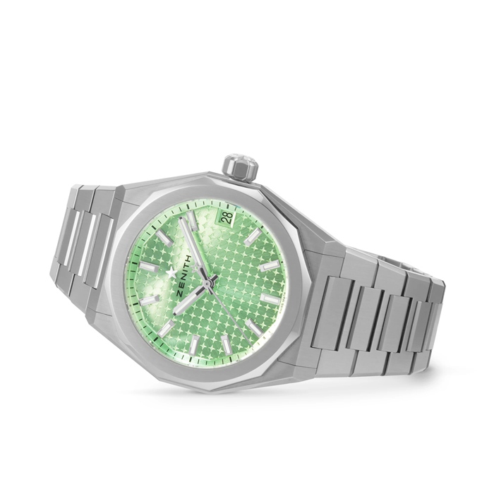 Orologio Zenith Defy Skyline 36mm Acciaio Automatico Verde 03.9400.670/61.I001 - immagine 2