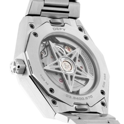 Orologio Zenith Defy Skyline 36mm Acciaio Automatico Verde 03.9400.670/61.I001 - immagine 3