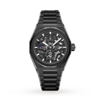 Orologio Zenith Defy Skyline Skeleton 41mm Uomo Nero 49.9300.3620/78.I001